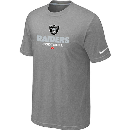 Nike Oakland Raiders Critical Victory NFL T-Shirt - Grey